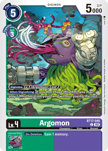 Argomon (BT17-045) Common