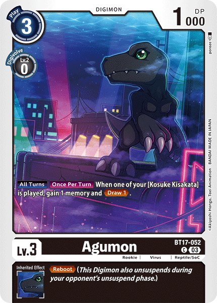 Agumon (BT17-052) Common