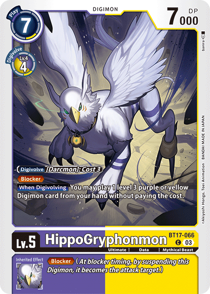 HippoGryphonmon (BT17-066) Common