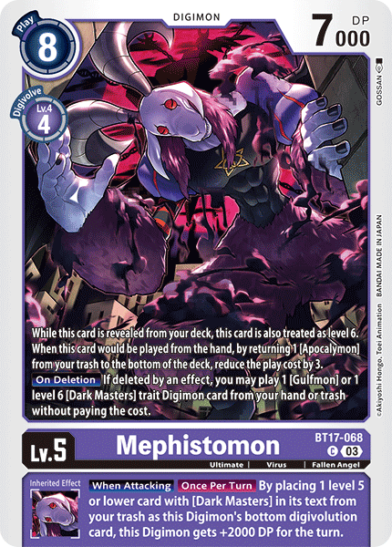 Mephistomon (BT17-068) Common