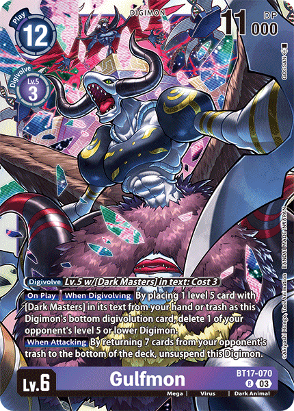 Gulfmon (BT17-070) Rare