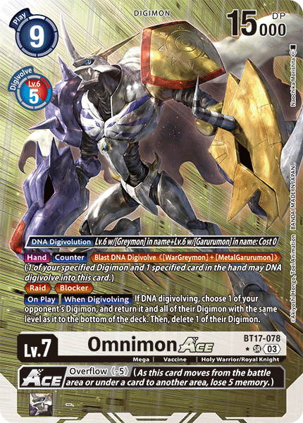 Omnimon ACE (BT17-078) Alternative Art