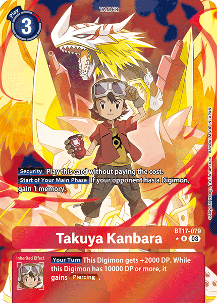 Takuya Kanbara (BT17-079) Alternative Art