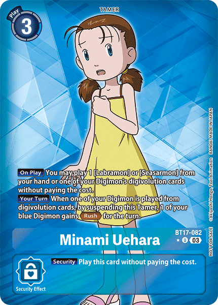 Minami Uehara (BT17-082) Box Topper