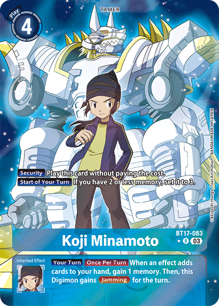 Koji Minamoto (BT17-083) Alternative Art