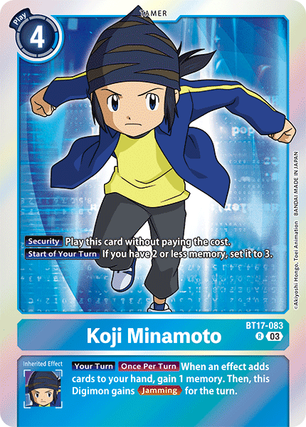 Koji Minamoto (BT17-083) Rare