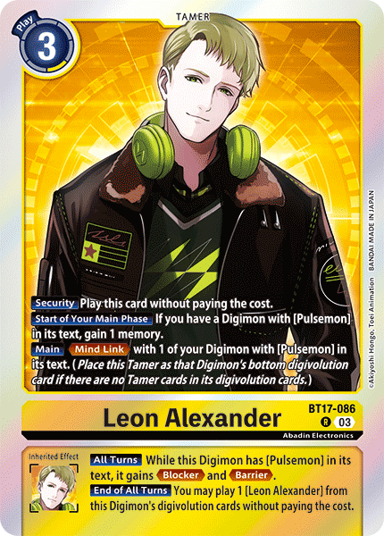 Leon Alexander (BT17-086) Rare