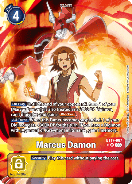 Marcus Damon (BT17-087) Alternative Art