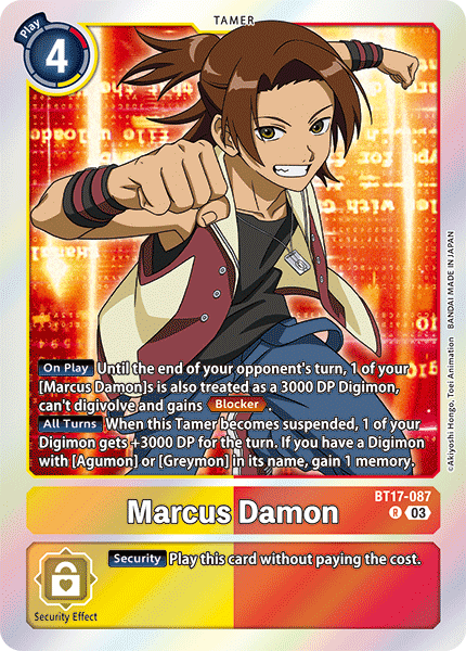 Marcus Damon (BT17-087) Rare