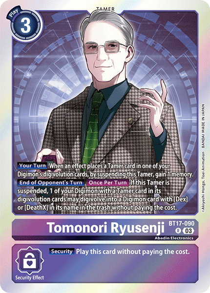 Tomonori Ryusenji (BT17-090) Rare