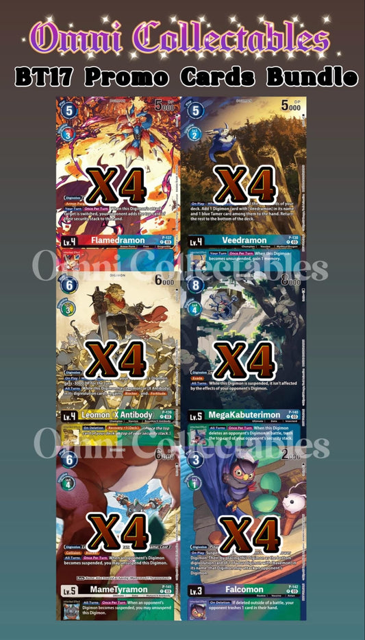 BT17 Promo Card Bundle