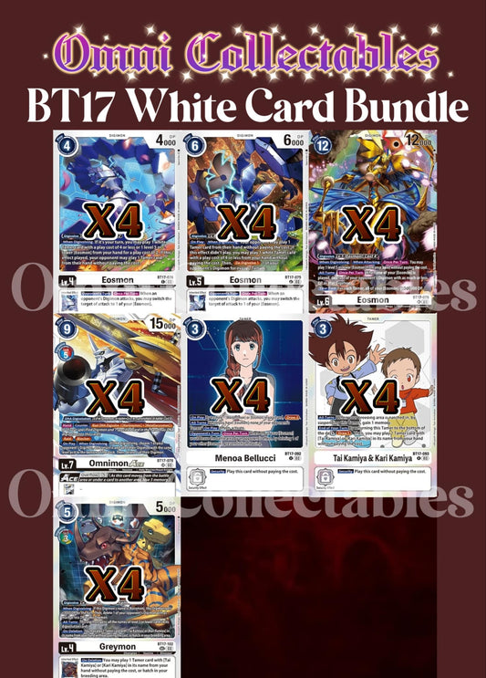 BT17 White Card Bundle