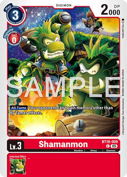 Shamanmon (BT18-009) Digimon Generation [AD01]