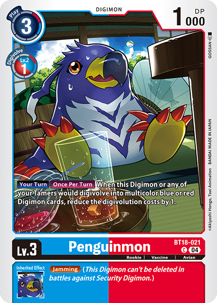 Penguinmon (BT18-021) Common