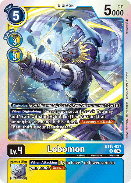 Lobomon (BT18-037) Rare