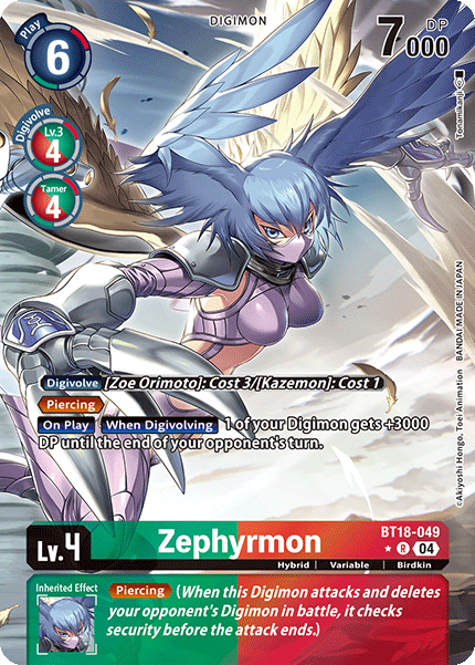 Zephyrmon (BT18-049) Alternative Art