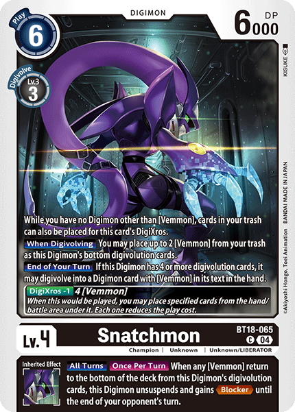 Snatchmon (BT18-065) Common