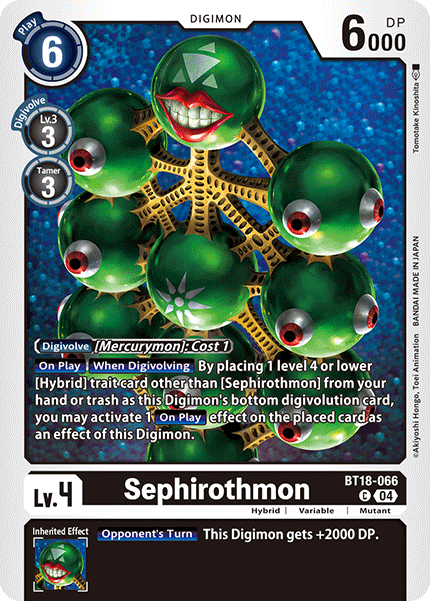 Sephirothmon (BT18-066) Common