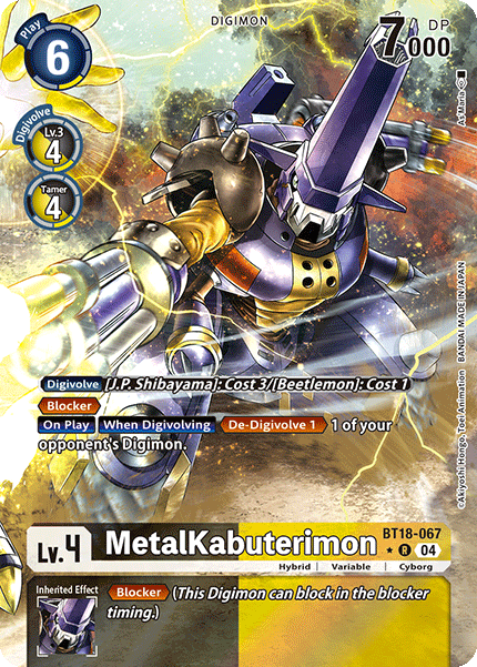 MetalKabuterimon (BT18-067) Alternative Art