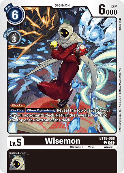 Wisemon (BT18-068) Common