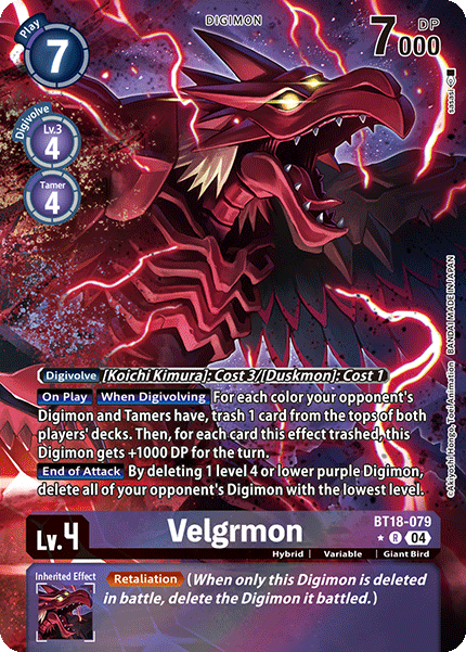 Velgrmon (BT18-079) Alternative Art