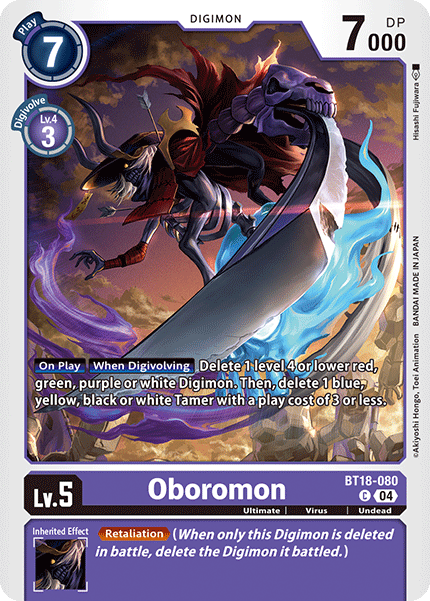 Oboromon (BT18-080) Common