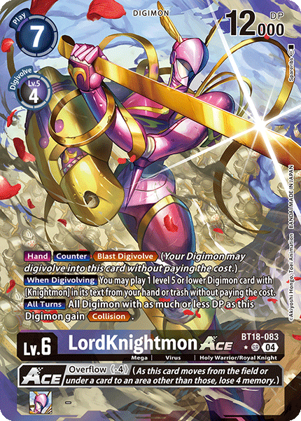 LordKnightmon ACE (BT18-083) Alternative Art