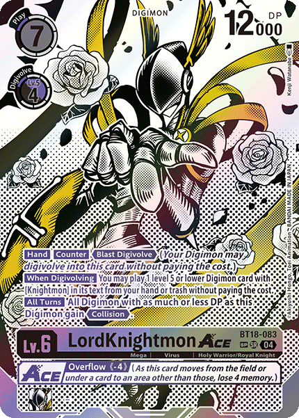 LordKnightmon ACE (BT18-083) SP Alternative Art