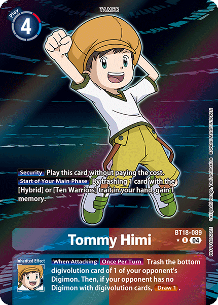 Tommy Himi (BT18-089) Box Topper