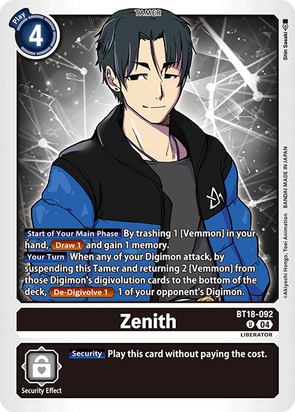 Zenith (BT18-092) Uncommon