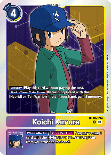 Koichi Kimura (BT18-094) Rare