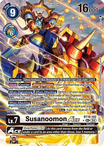 Susanoomon ACE (BT18-102) Alternative Art