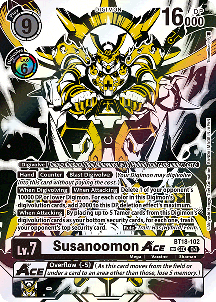 Susanoomon ACE (BT18-102) SP Alternative Art