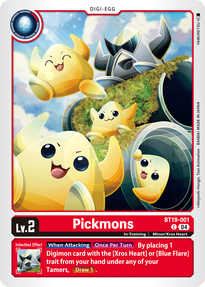 Pickmons (BT19-001) Common