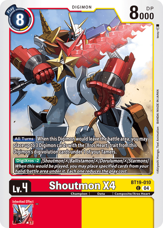 Shoutmon X4 (BT19-010) Common