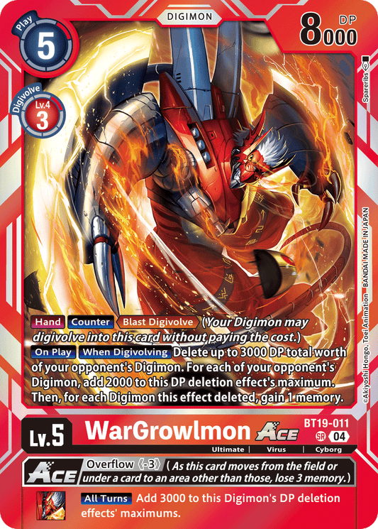 WarGrowlmon ACE (BT19-011) Super Rare