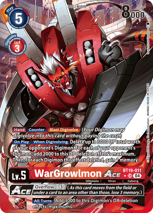 WarGrowlmon ACE (BT19-011) Alternative Art