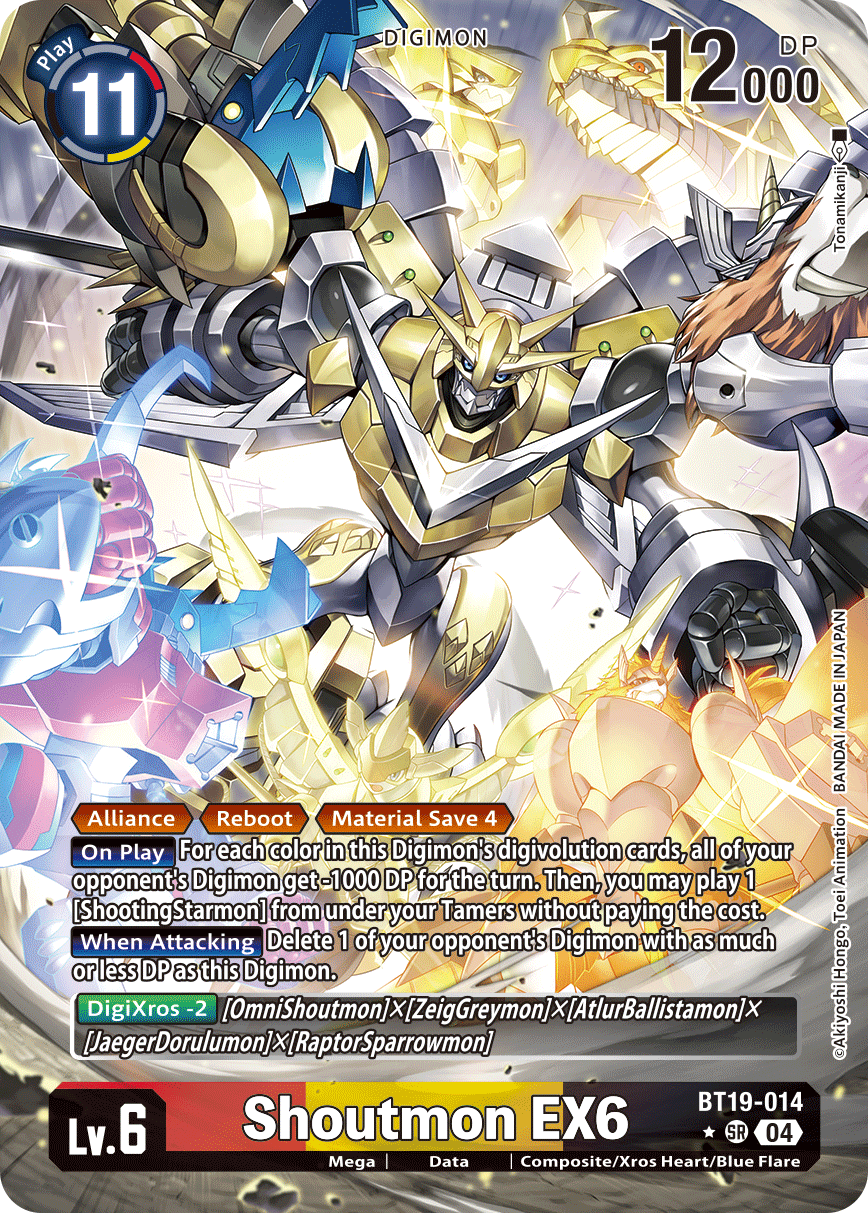 Shoutmon EX6 (BT19-014) Alternative Art