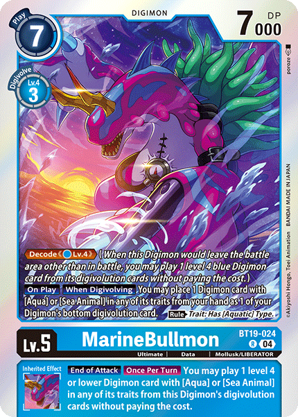 MarineBullmon (BT19-024) Rare