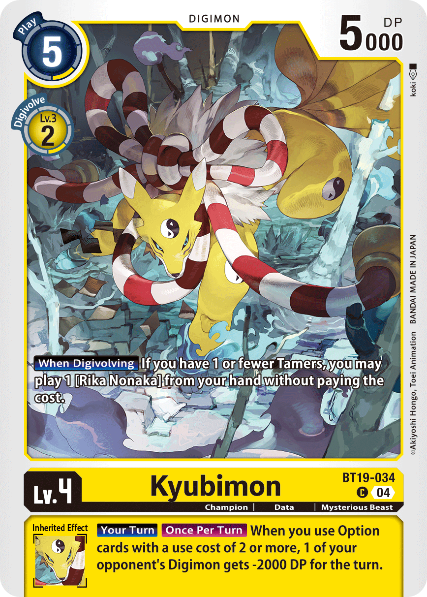 Kyubimon (BT19-034) Common