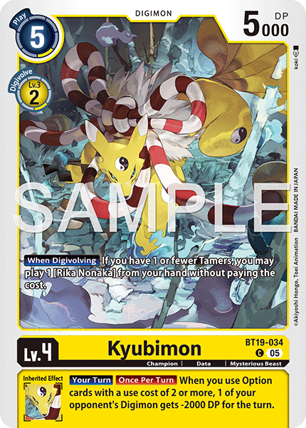Kyubimon (BT19-034) Reprint Common