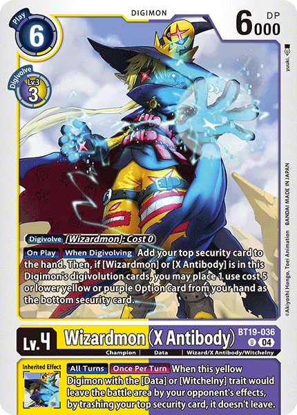 Wizardmon (X Antibody) (BT19-036) Uncommon