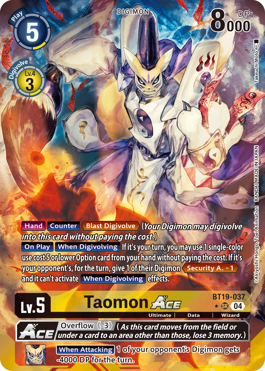 Taomon ACE (BT19-037) Alternative Art