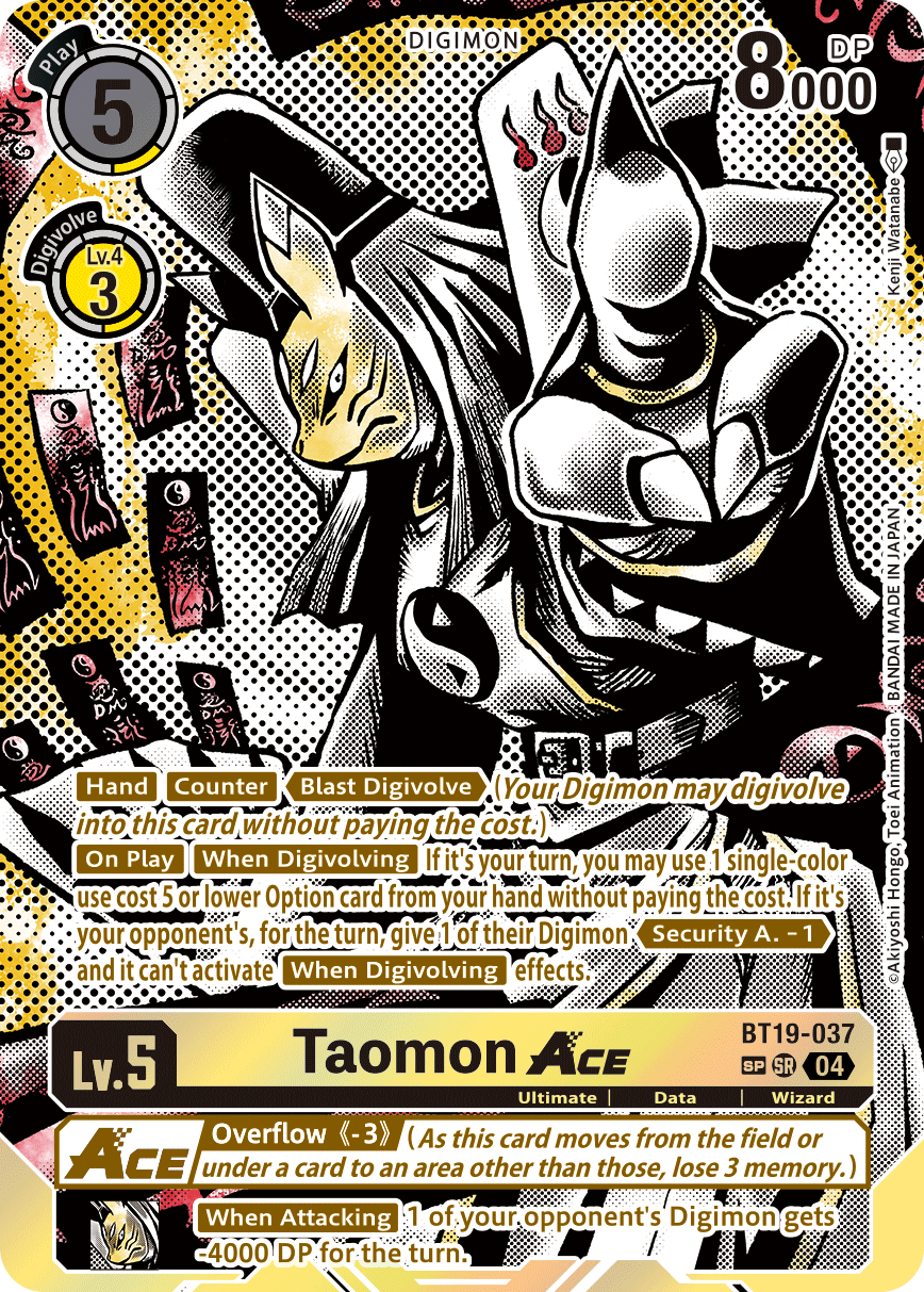 Taomon ACE (BT19-037) SP Alternative Art