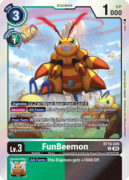 FunBeemon (BT19-045) Rare