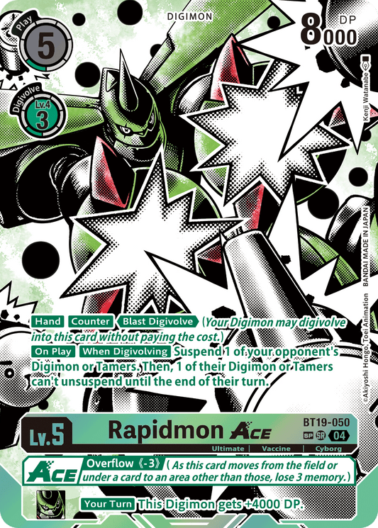 Rapidmon ACE (BT19-050) SP Alternative Art