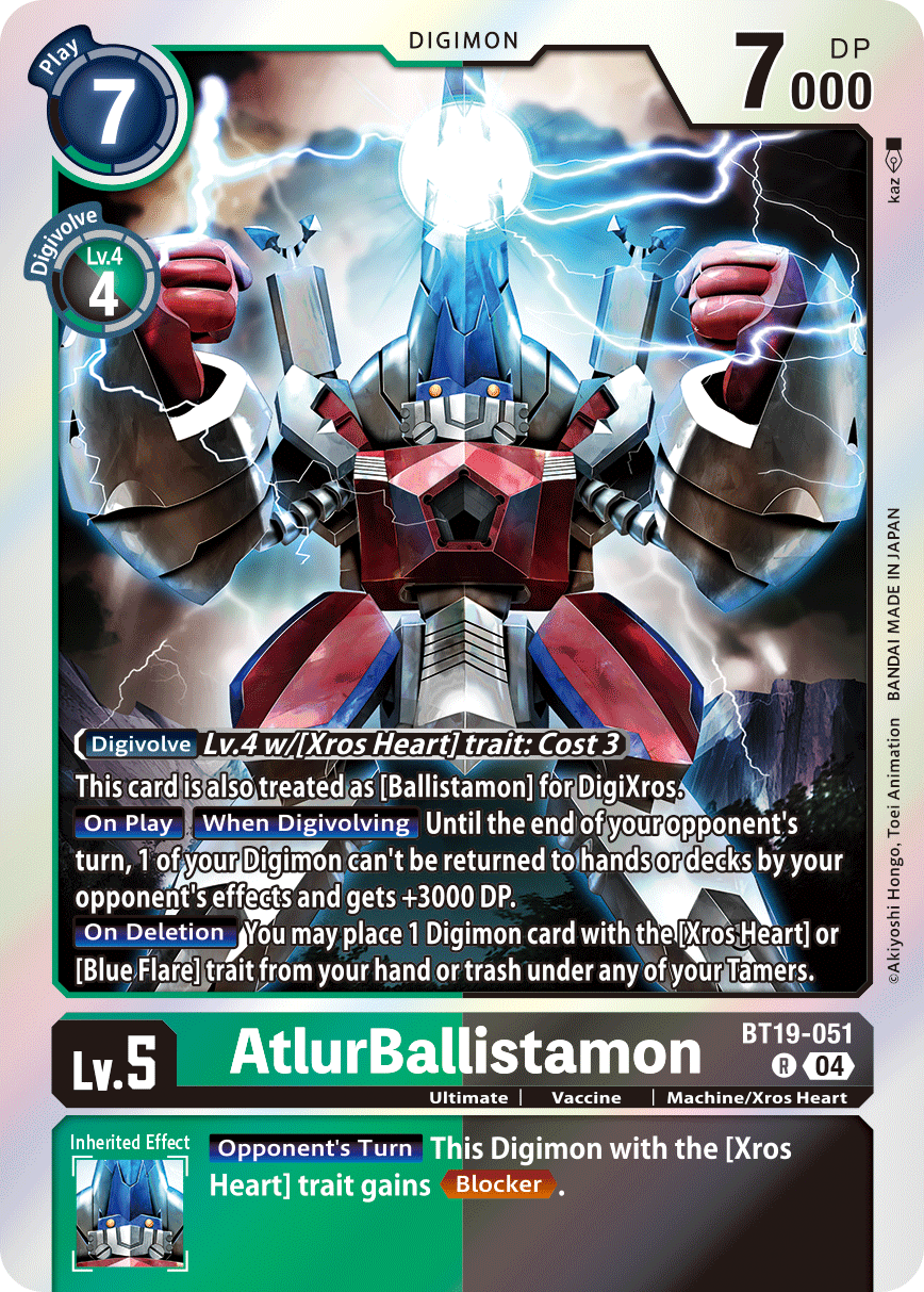 AtlurBallistamon (BT19-051) Rare