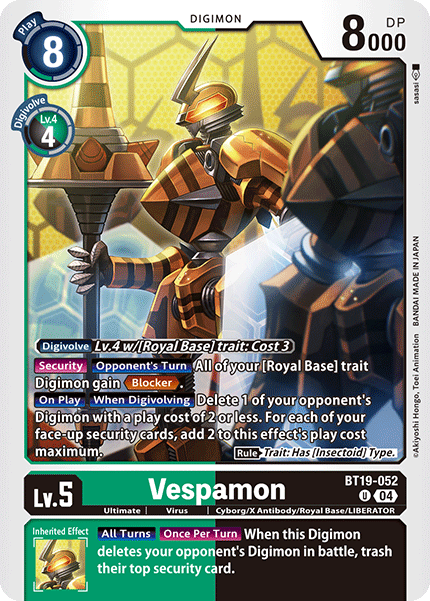 Vespamon (BT19-052) Uncommon