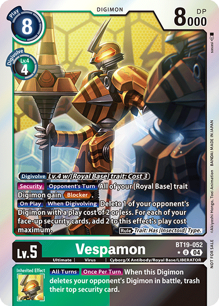 Vespamon (BT19-052) Box Topper