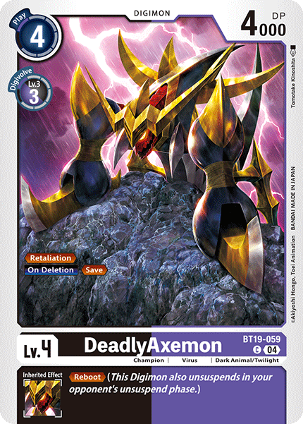 DeadlyAxemon (BT19-059) Common